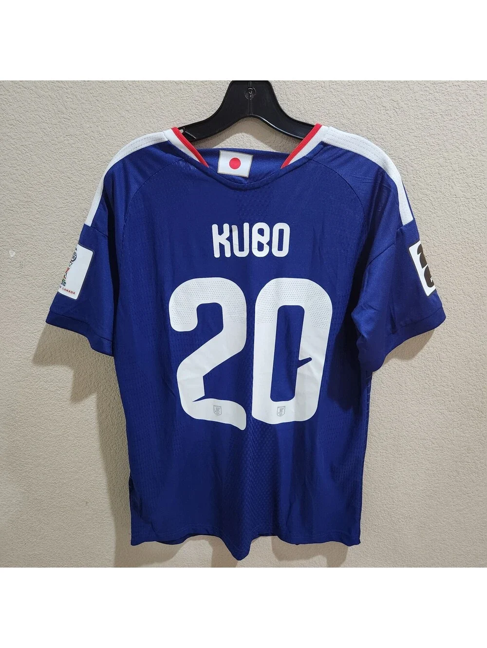 adidas Japan 2026 World Cup Authentic Home Soccer Jersey KUBO #20 Size Medium
